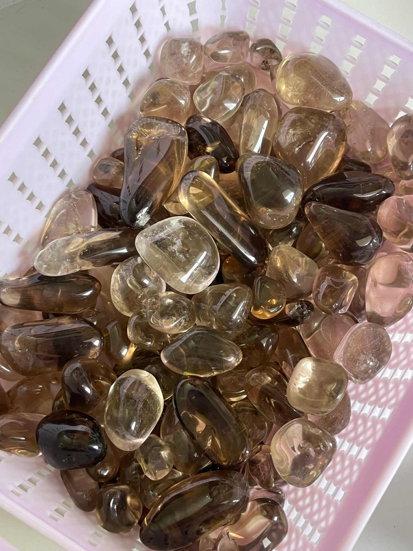 Burattate in smokey citrine