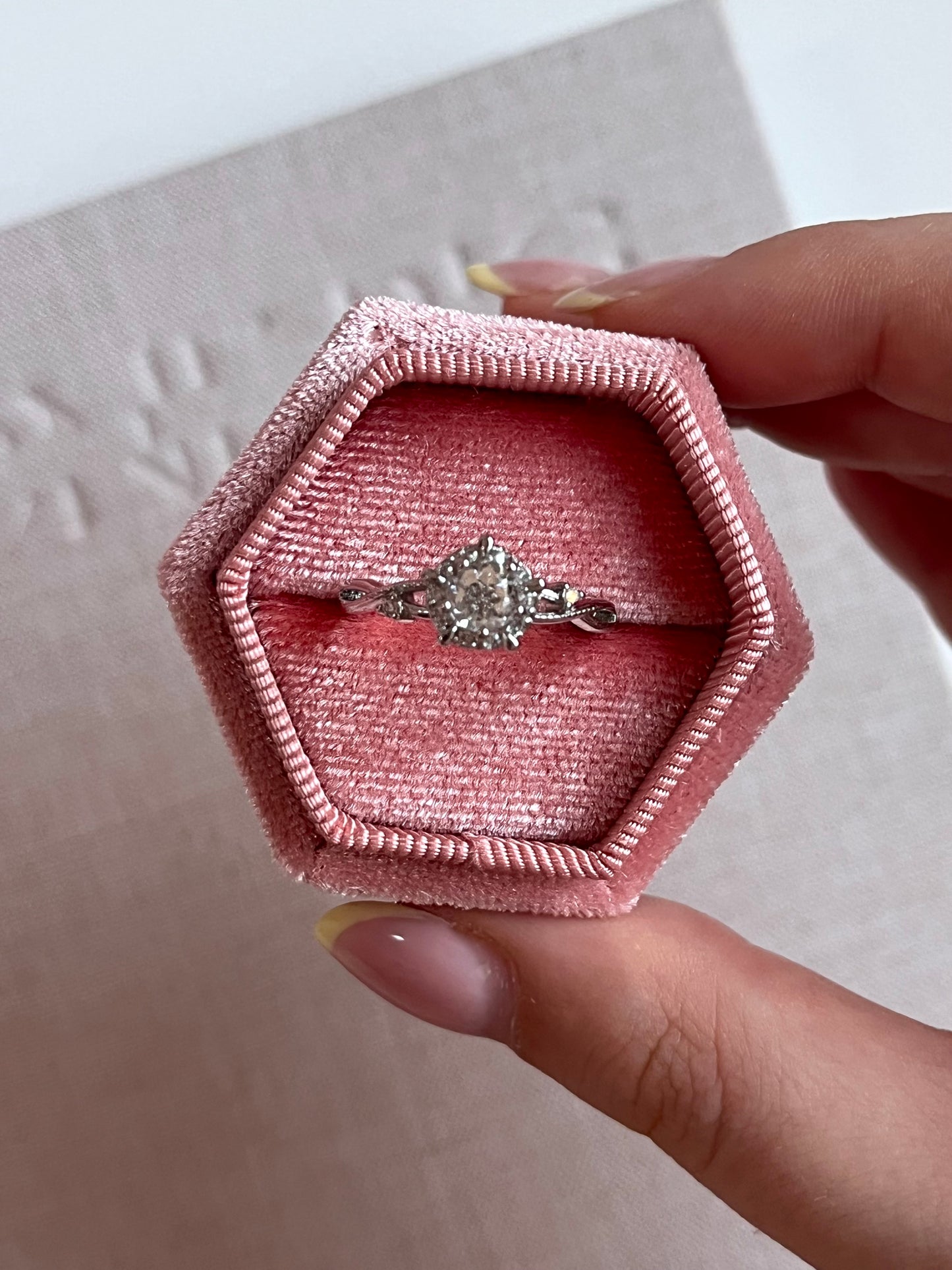 Anello in quarzo ialino