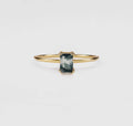 Anello in agata muschiata gold (argento 925)