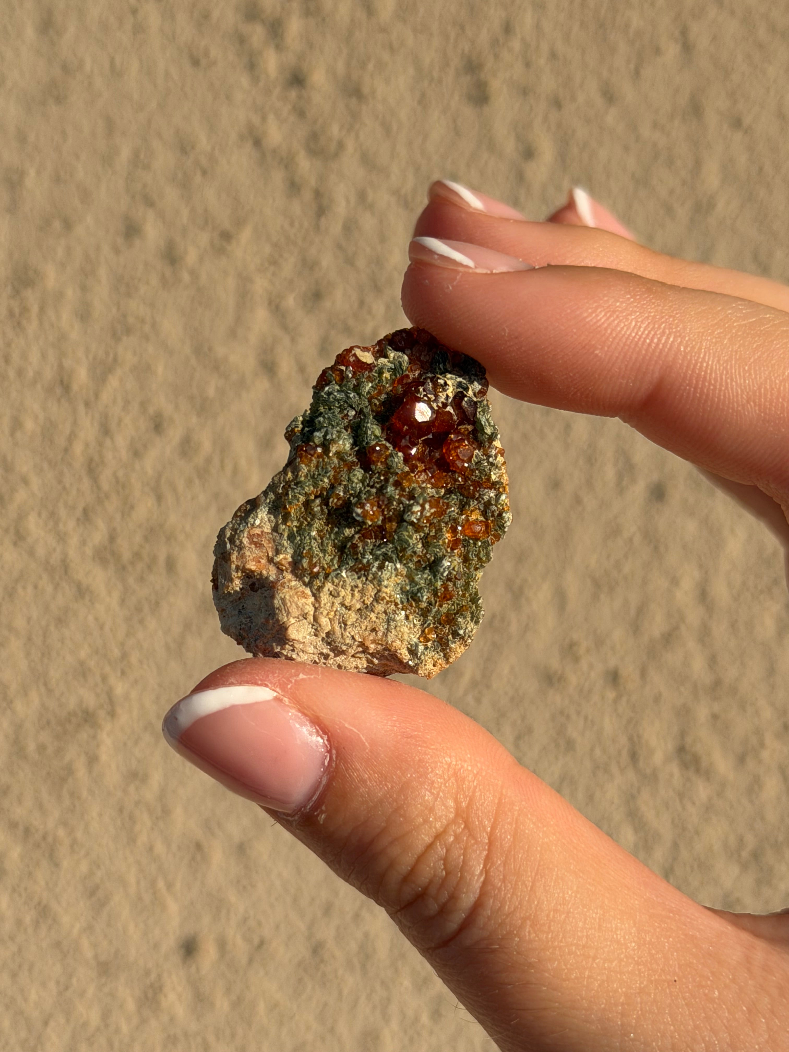 Granato, epidoto e vesuvianite (italiana)