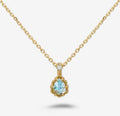 Collana in acquamarina (argento 925)