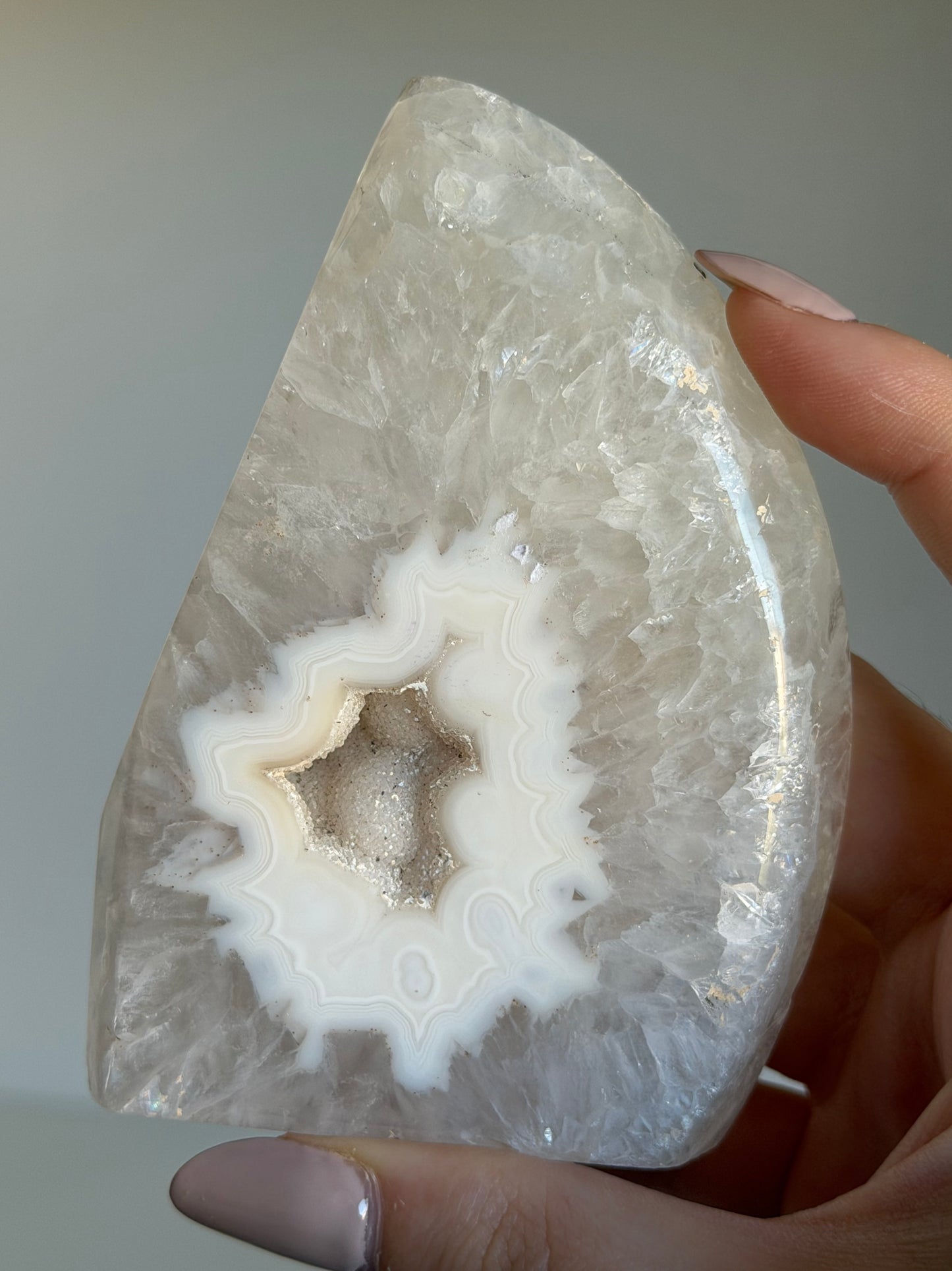 Fiamma in Agata druzy