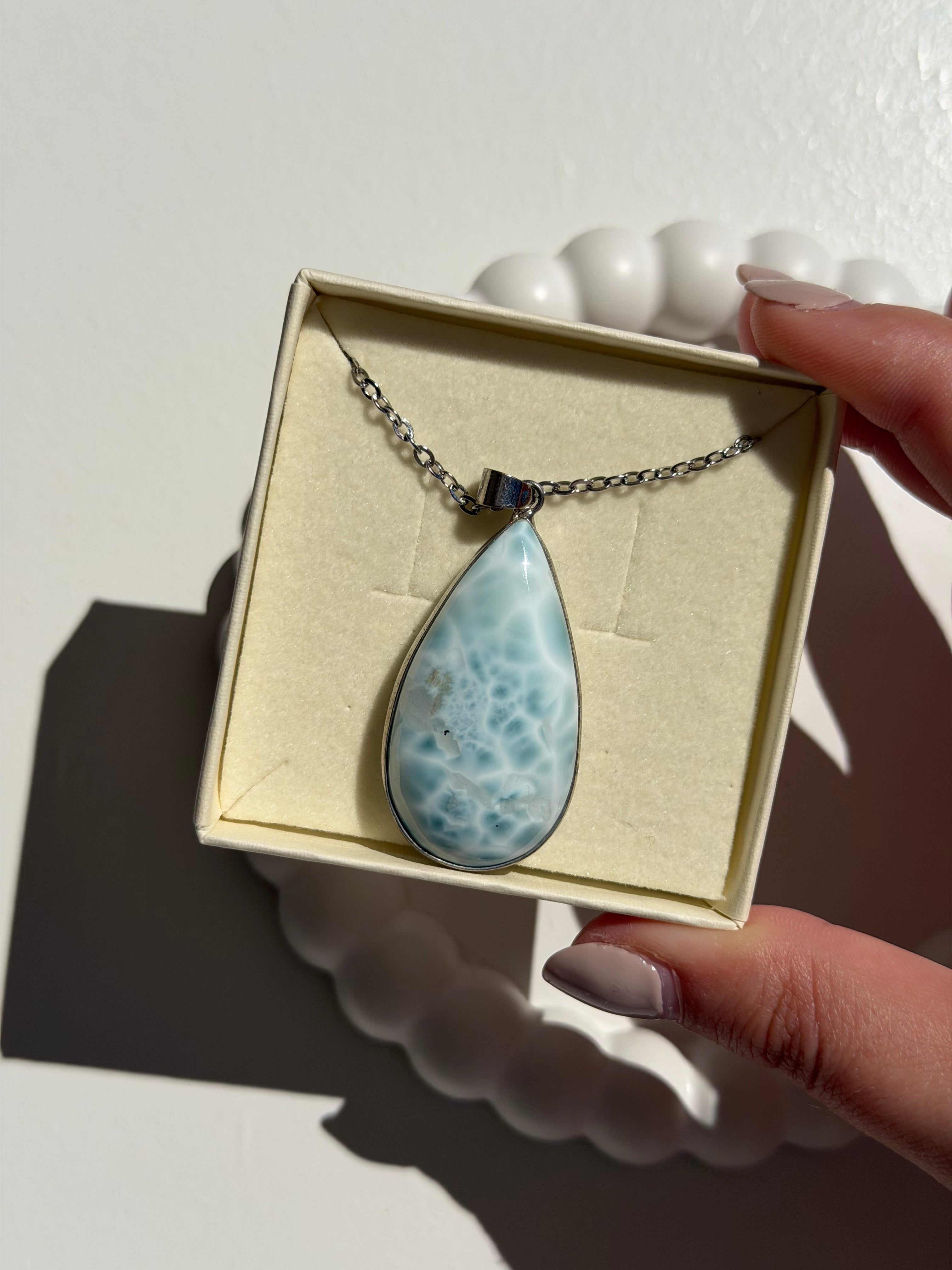 Collana in larimar