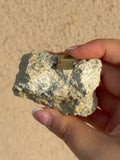 Specimen in pyrite