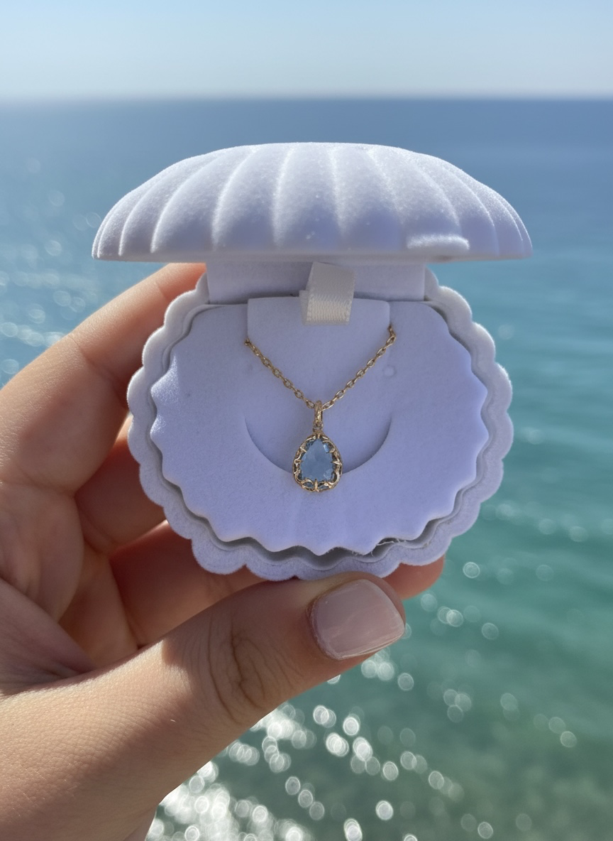 Collana in topazio (argento 925)