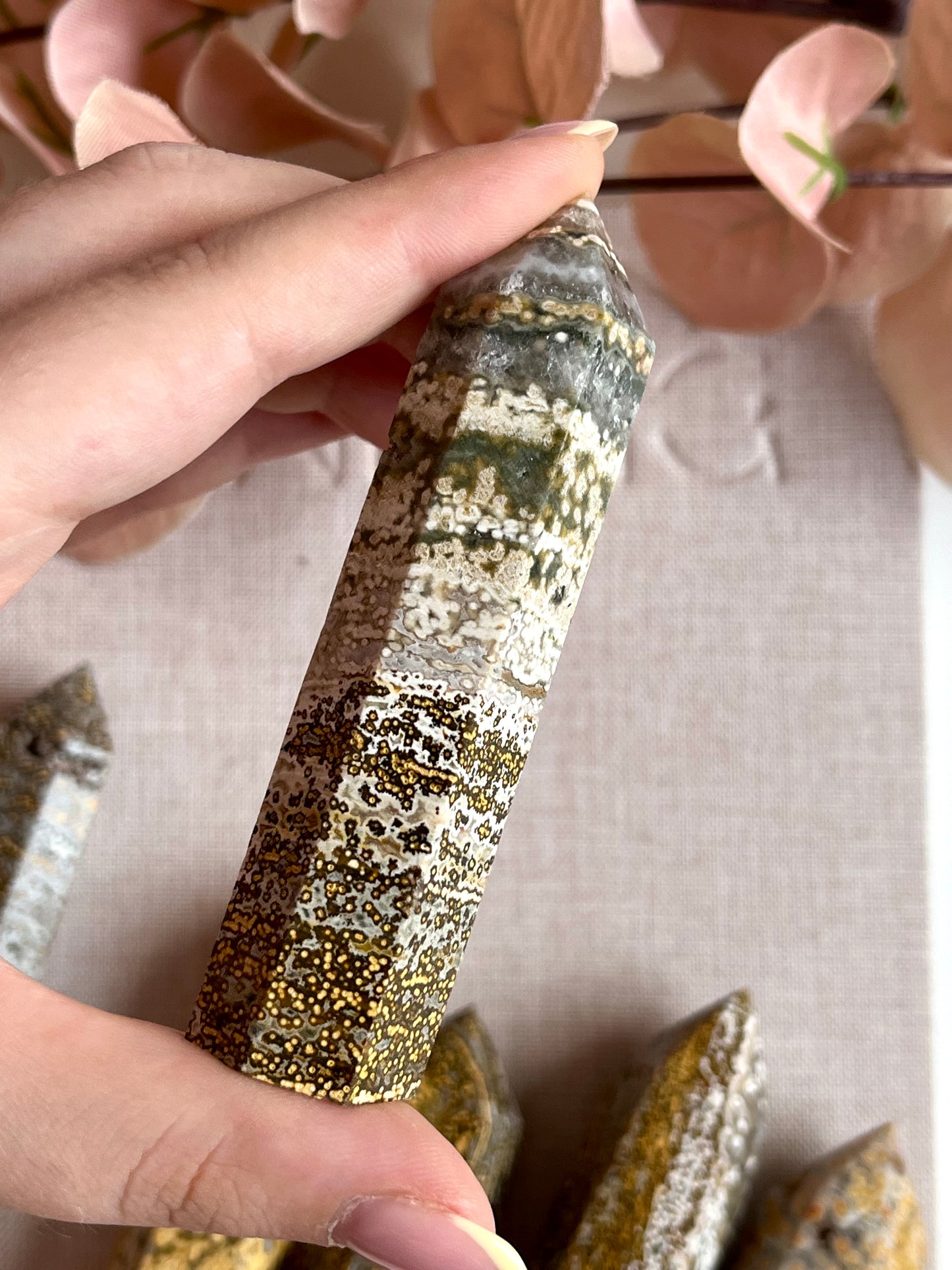 Torre in diaspro oceano orbicolare