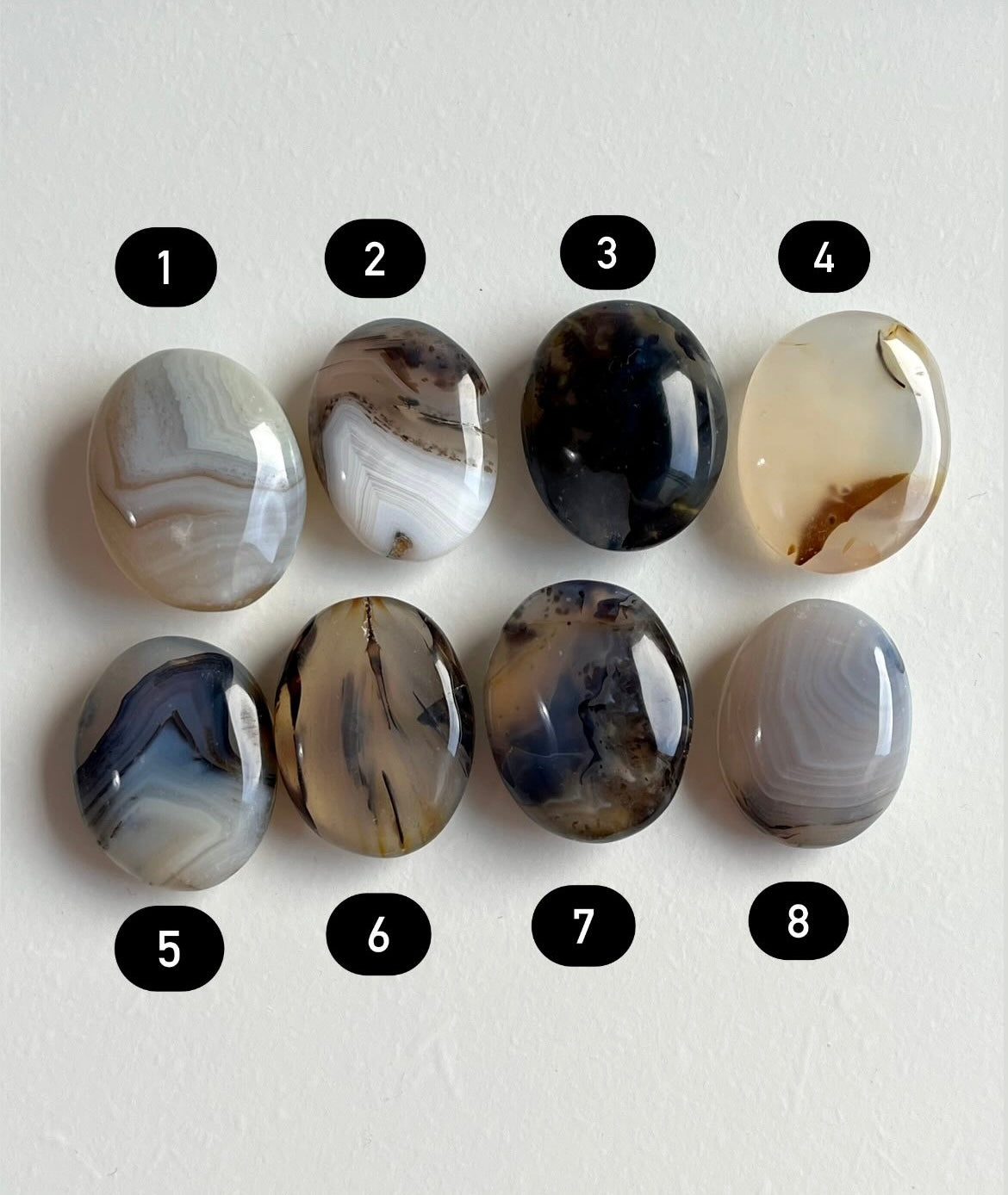 Burattate in Agata indonesiana