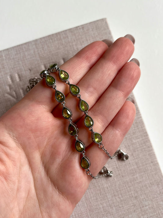 Bracciale in peridoto