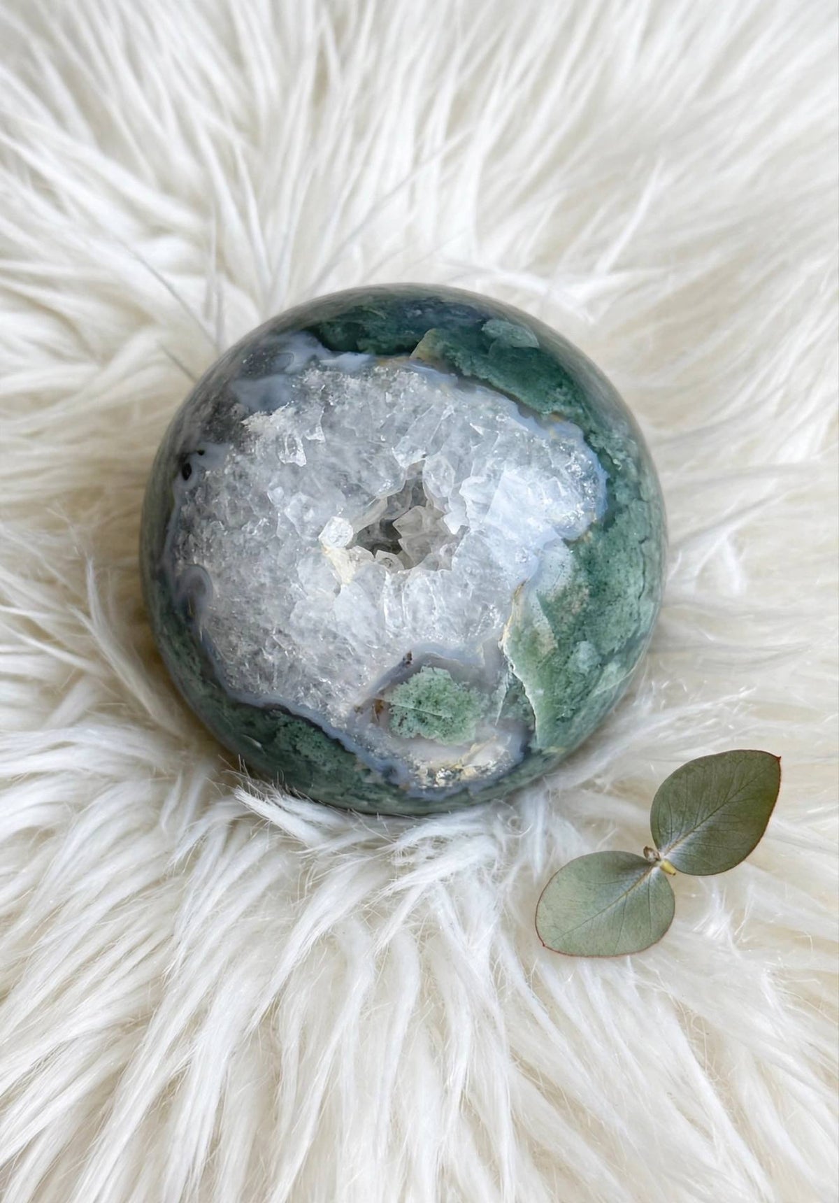 Sfera in Agata muschiata