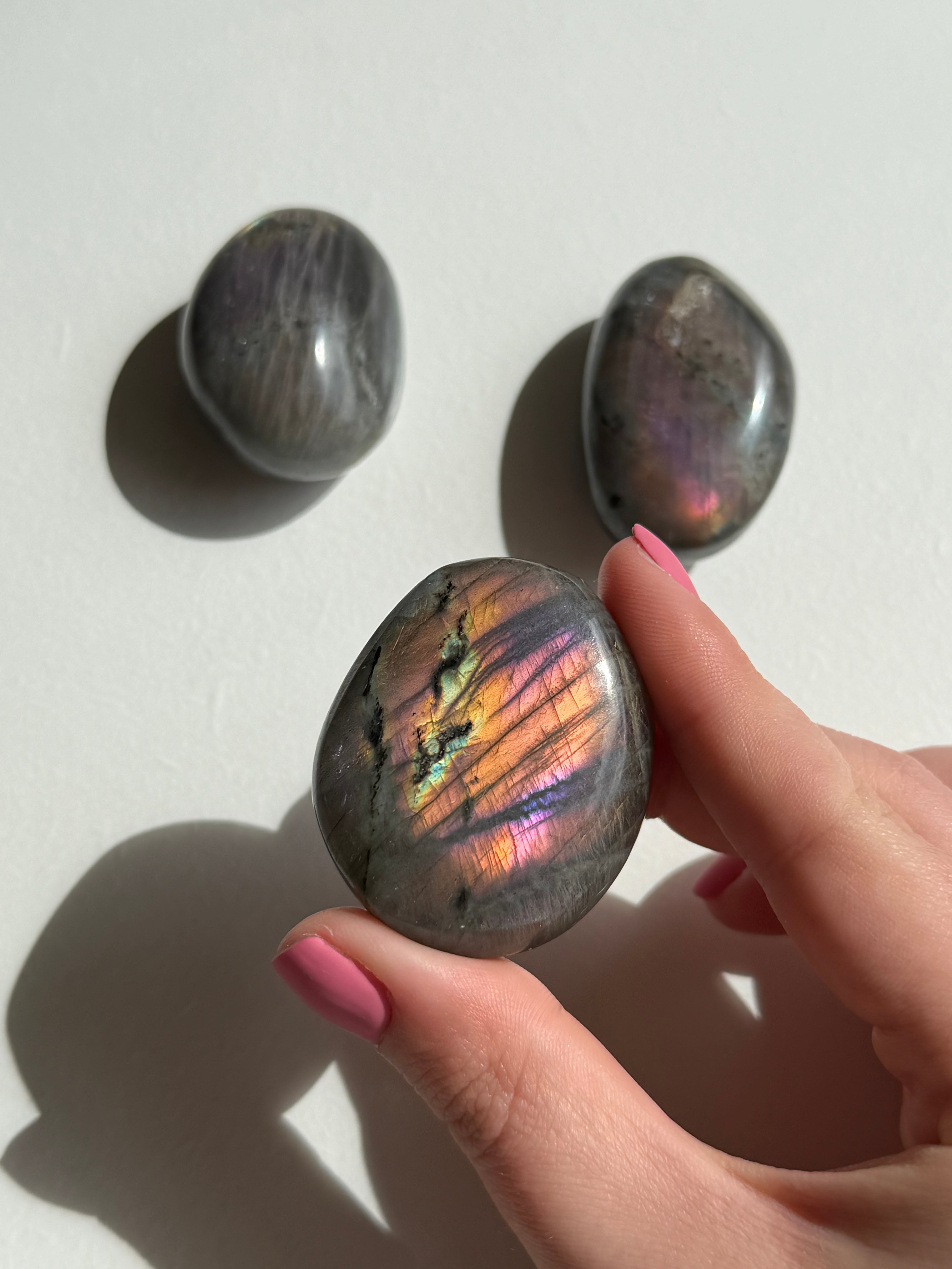 Palmstone in labradorite
