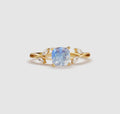 Anello sirena con pietra artificiale (argento 925)