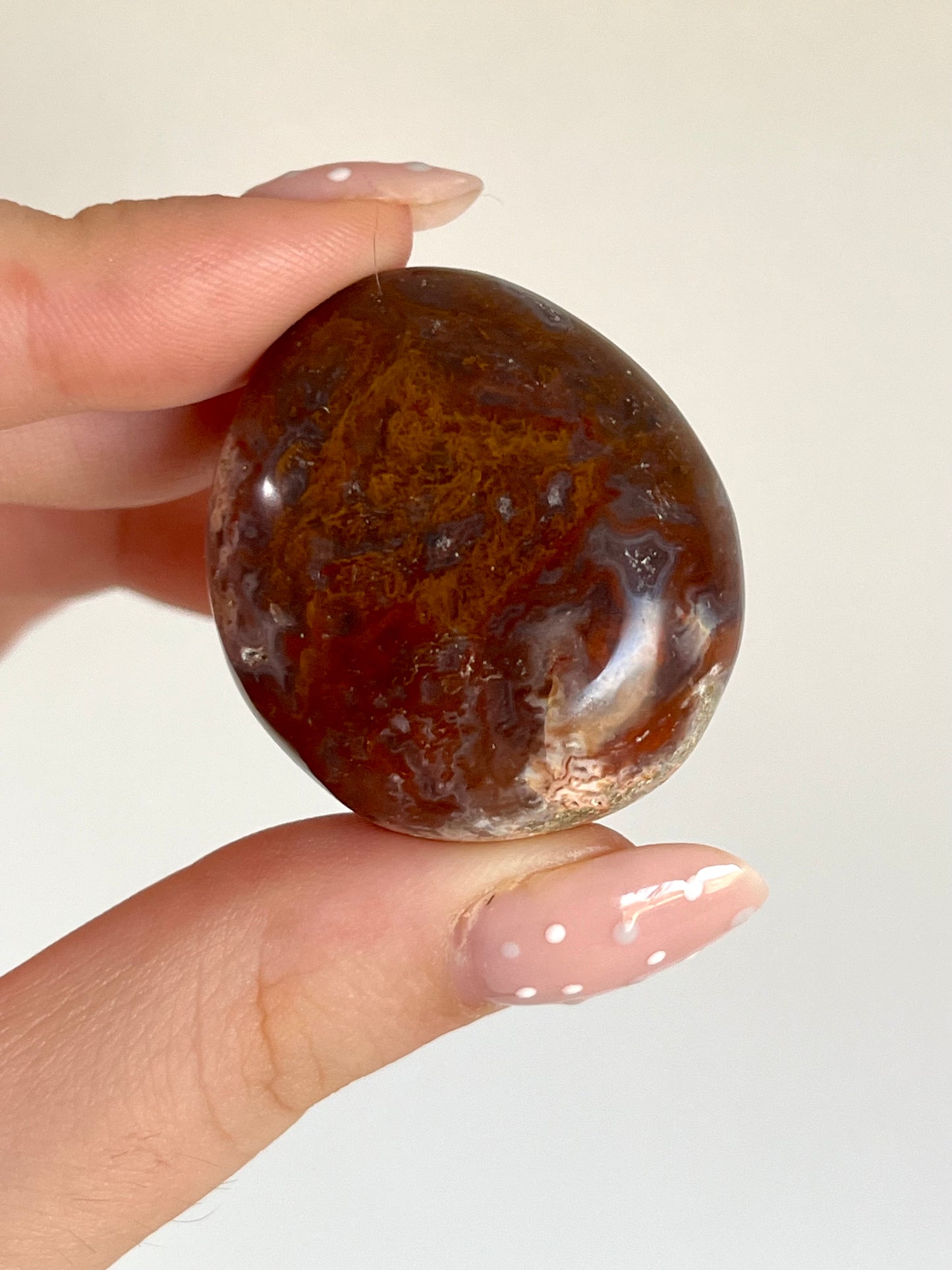 Burattata in Agata muschiata rossa