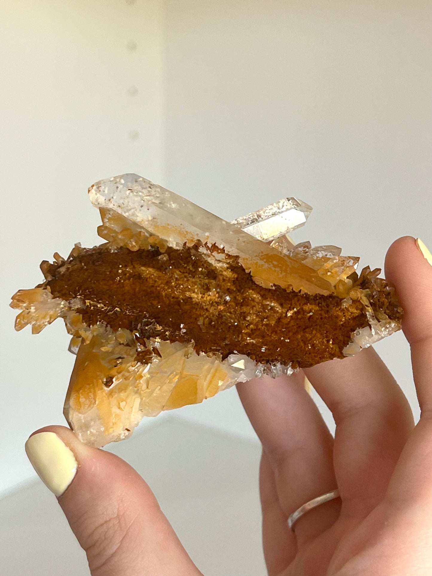 Golden healer con siderite