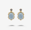 Orecchini con acquamarina (argento 925)