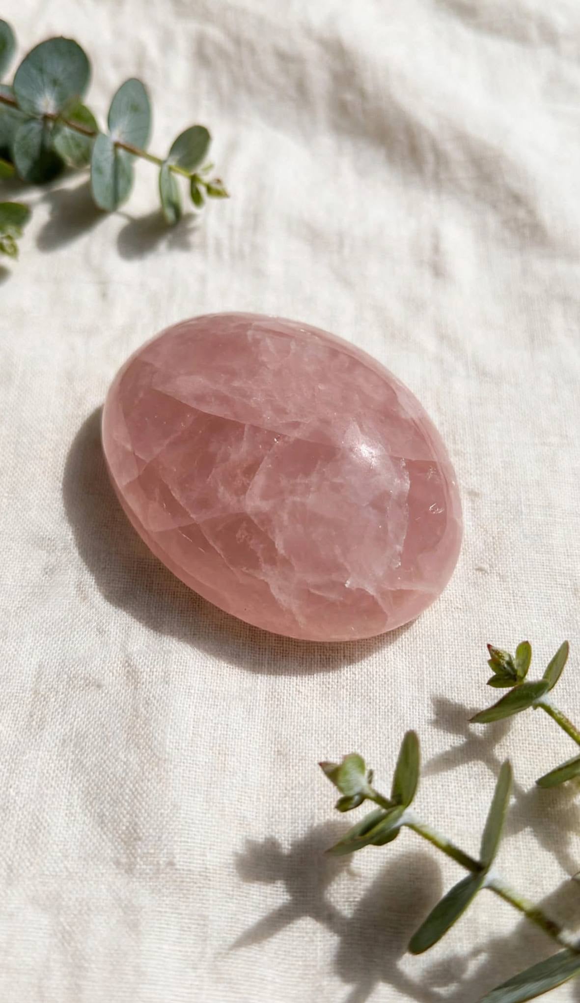 Palmstone in quarzo rosa
