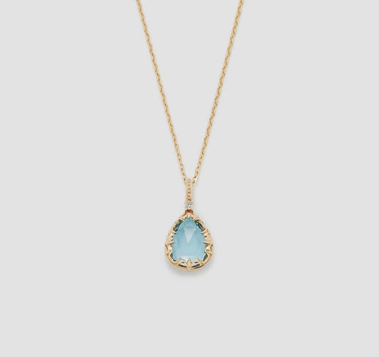 Collana in topazio (argento 925)