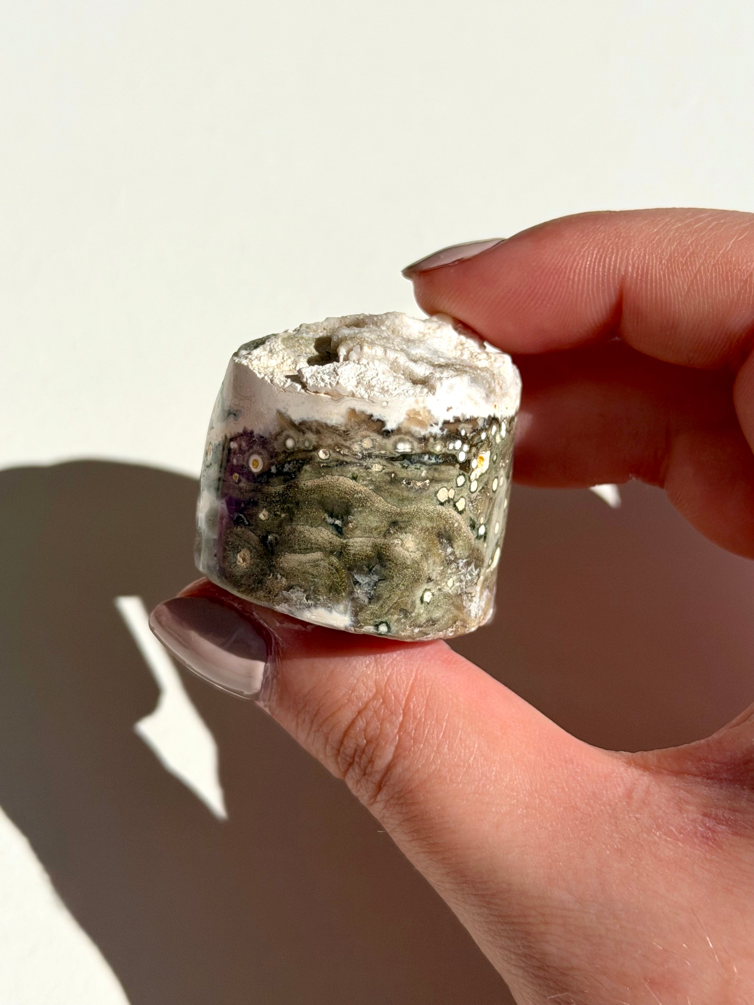 Cilindro in diaspro oceano 1th vein