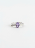 Anello in quarzo moon lavander