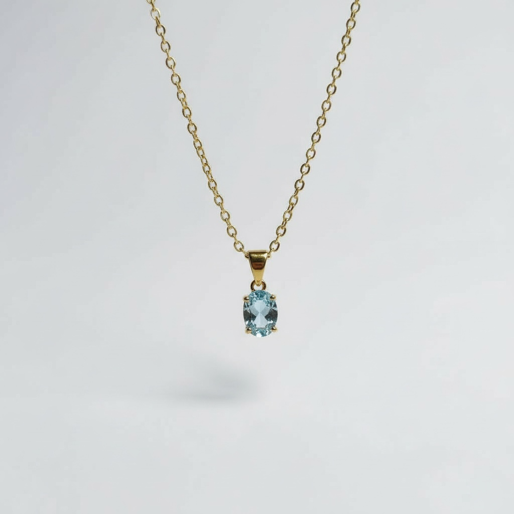 Collana in topazio (argento 925)