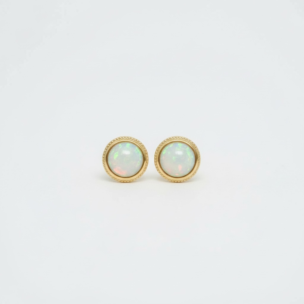 Orecchini in opale etiope (argento 925)