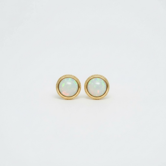 Orecchini in opale etiope (argento 925)