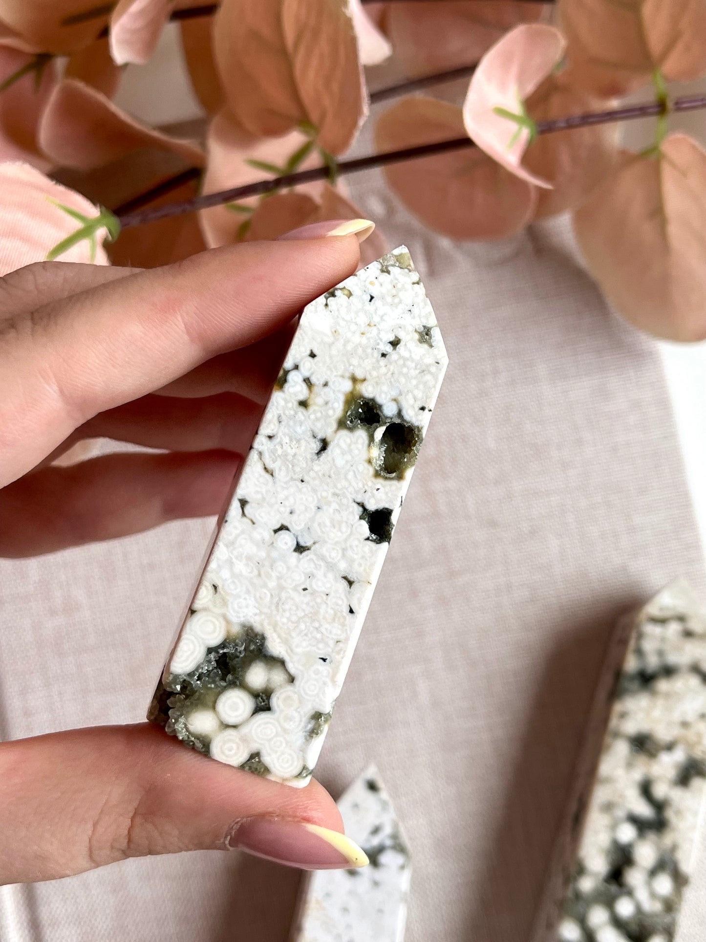 Obelisco in diaspro oceano orbicolare