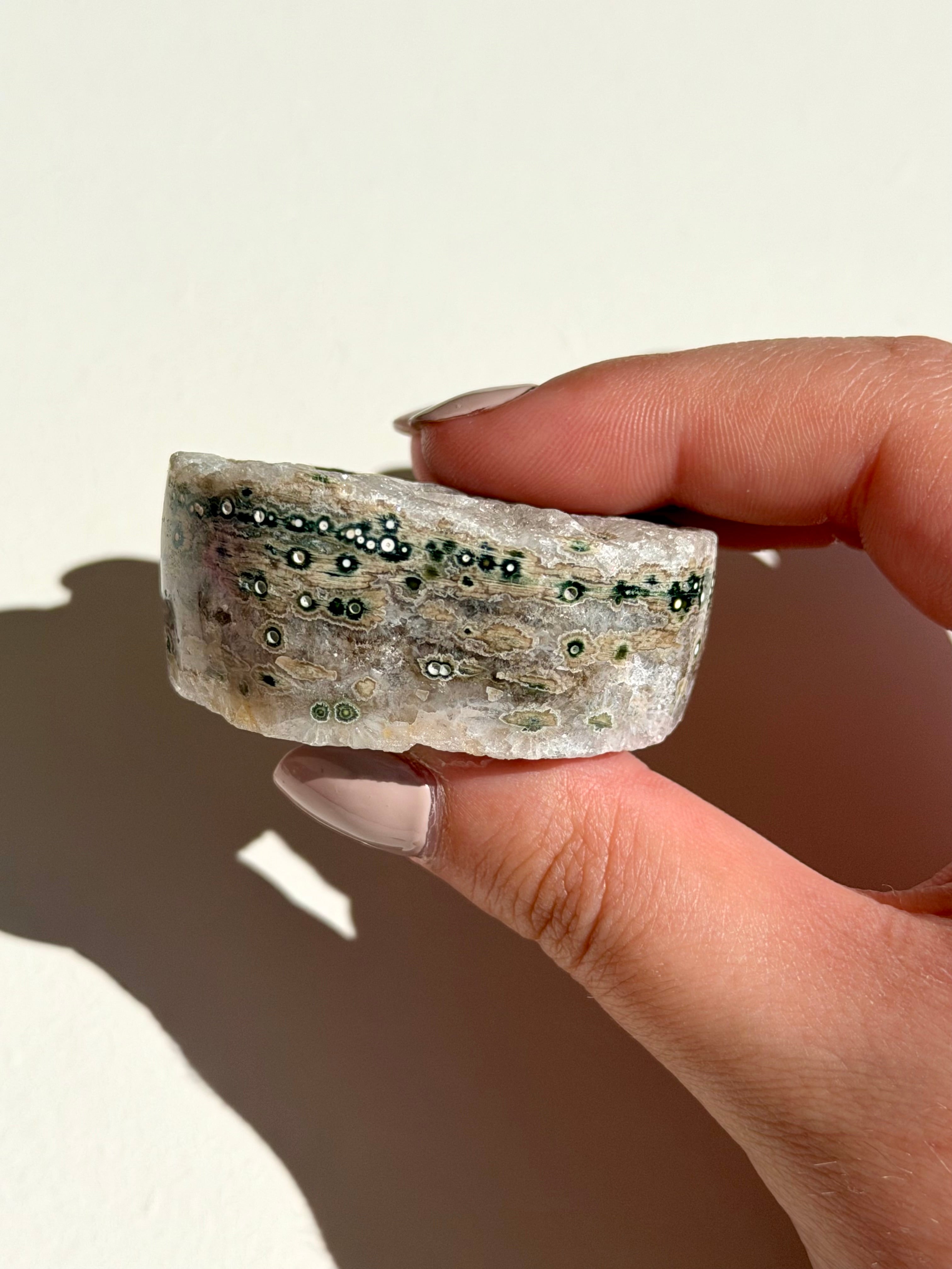 Cilindro in diaspro oceano 1th vein