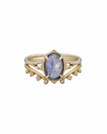 Anello impilabile in labradorite (argento 925)