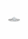 Anello in moissanite