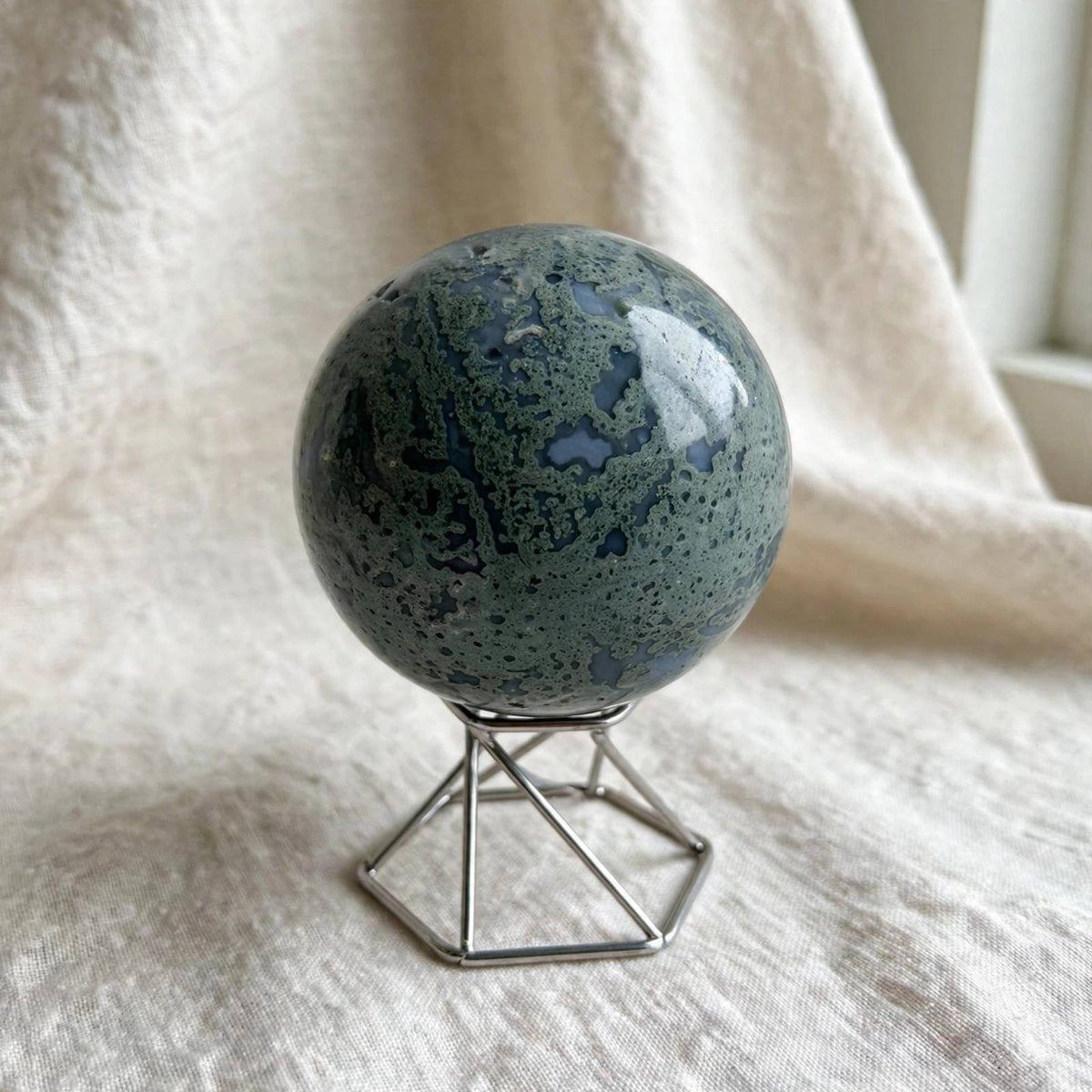 Sfera in Agata muschiata