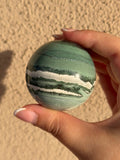 Sfera in sardonyx verde