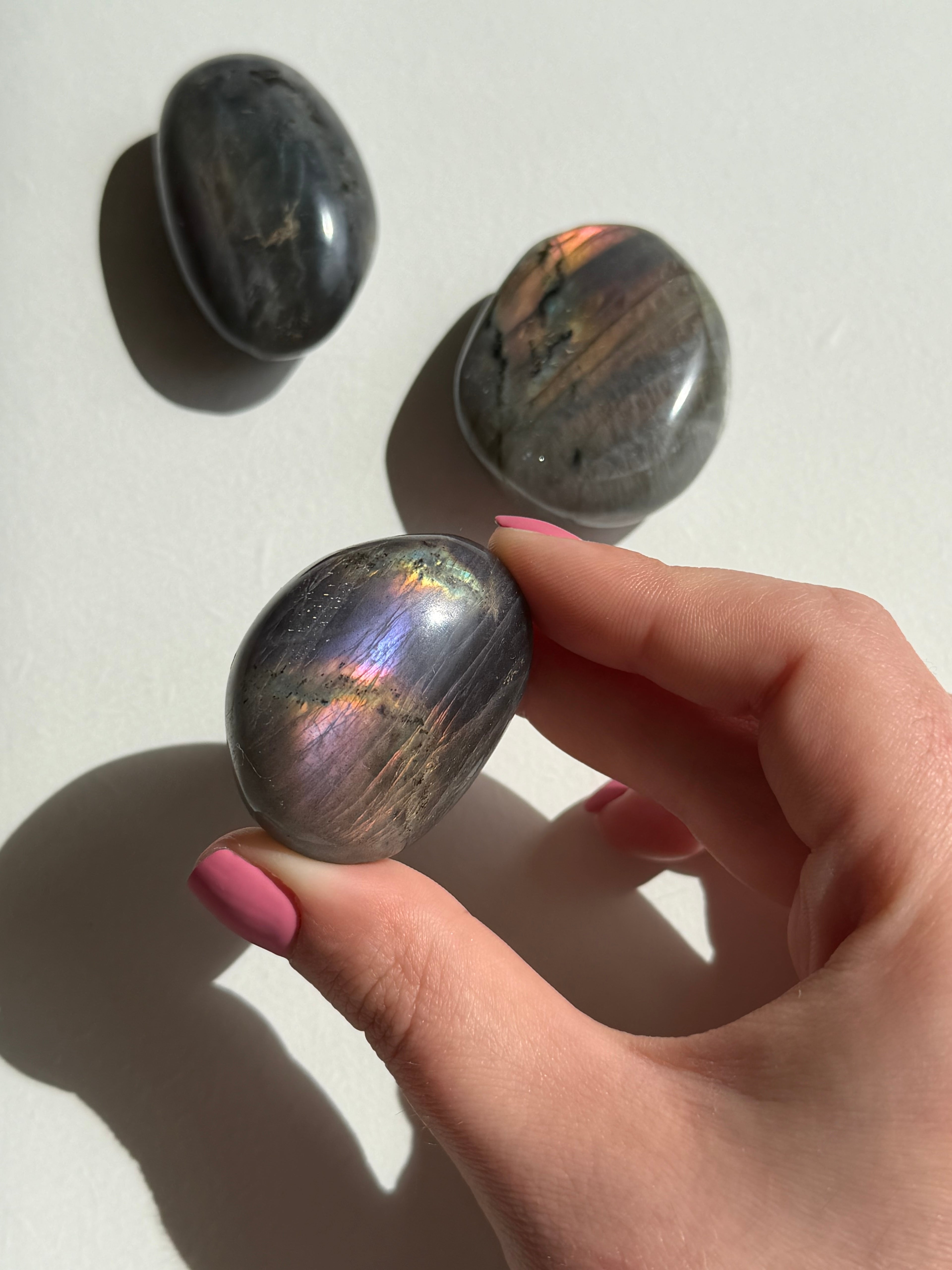 Palmstone in labradorite