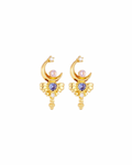Orecchini scettro in tanzanite (argento 925)
