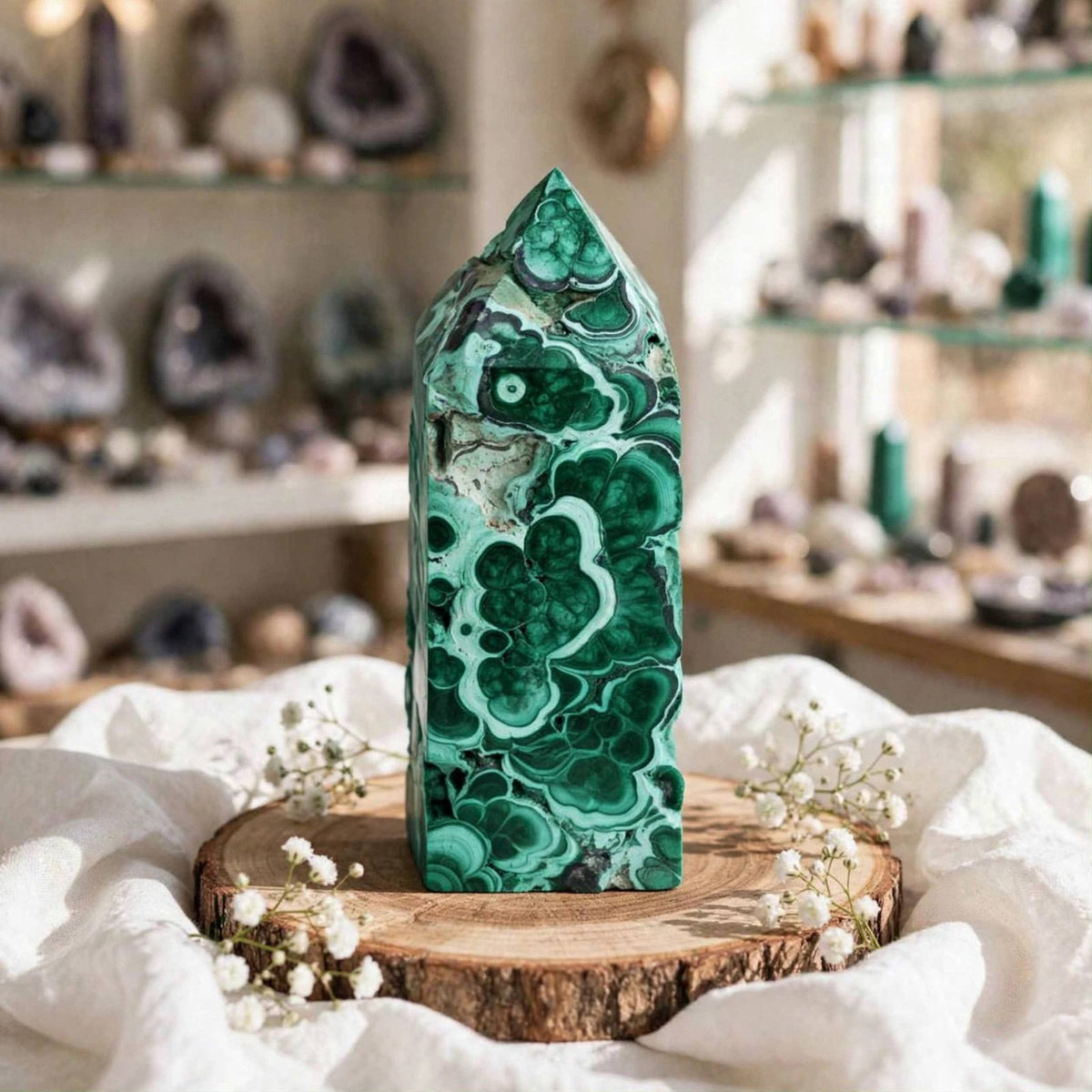 Torre in malachite