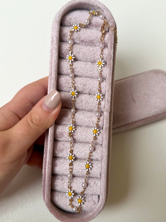 Collana cocker Margherita con perle