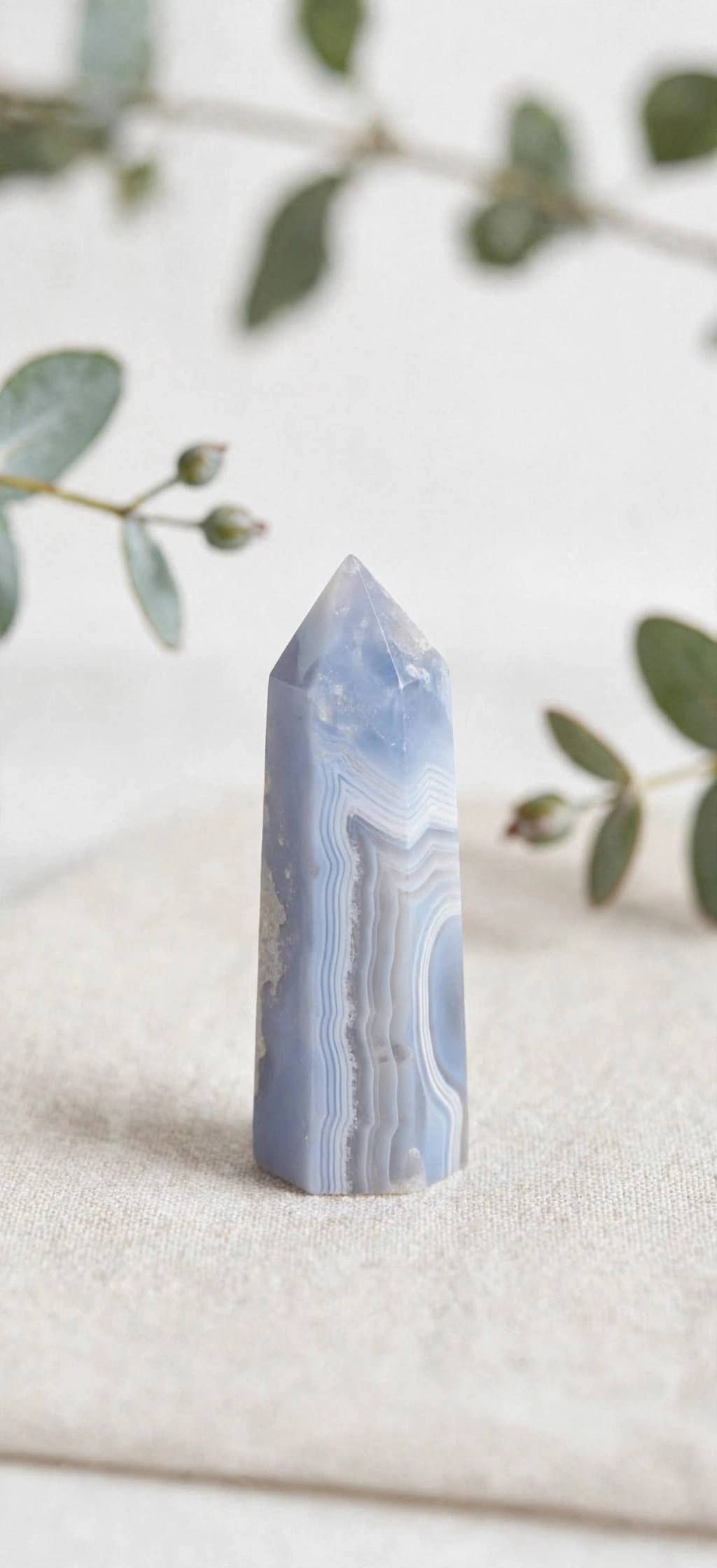 Torre in Agata blue lace