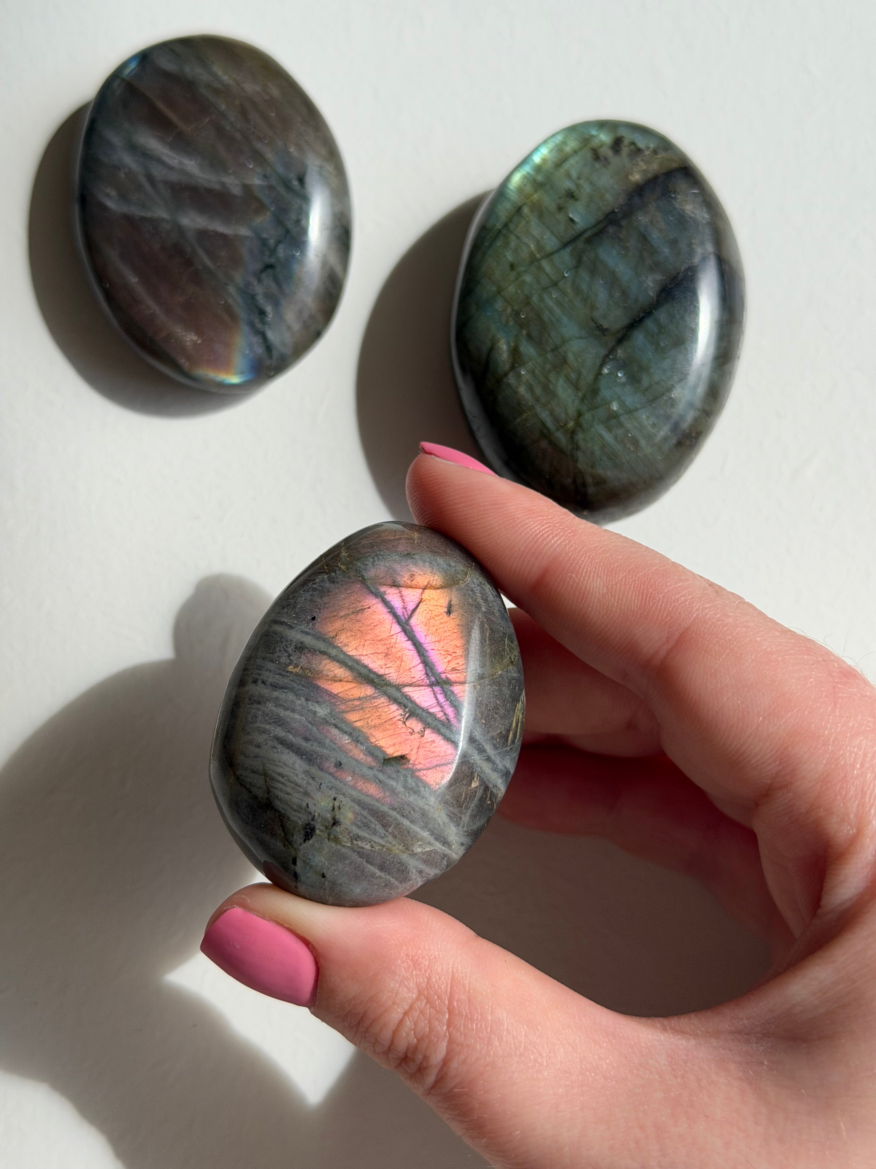 Palmstone in labradorite