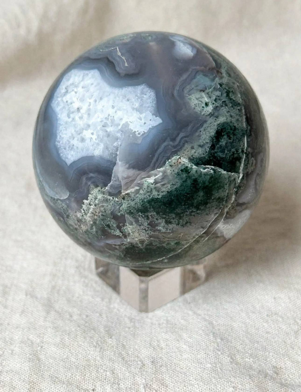 Sfera in Agata muschiata