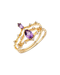 Anello impilabile in ametista (argento 925)