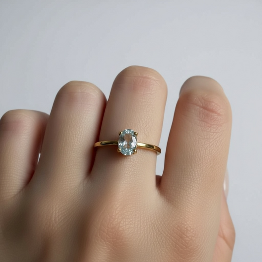 Anello in topazio (argento 925)