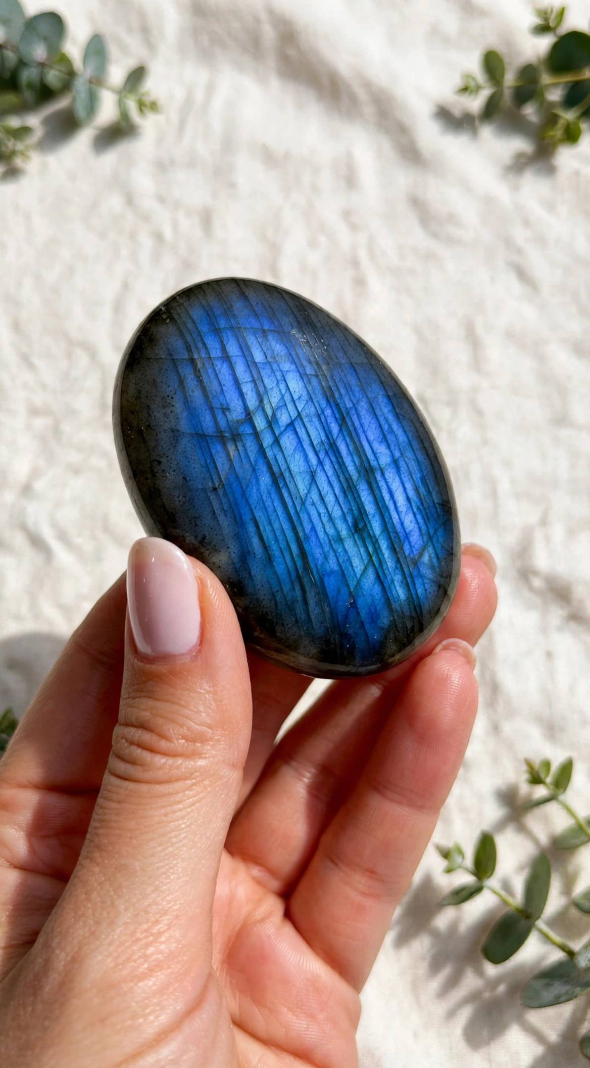 Palmstone in labradorite