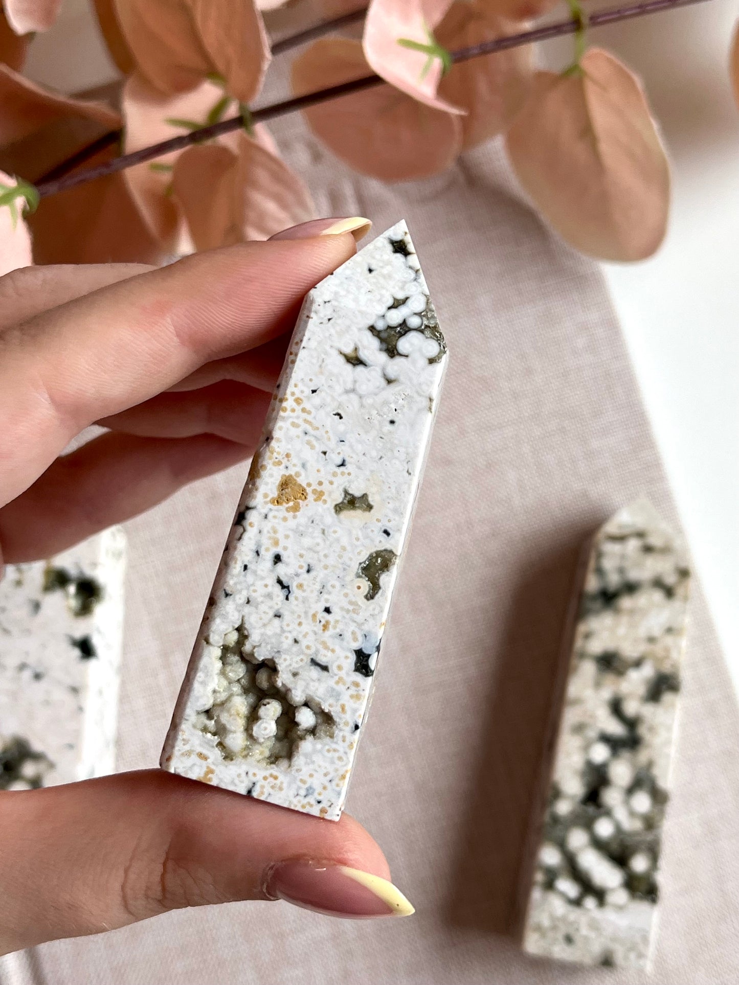 Obelisco in diaspro oceano orbicolare