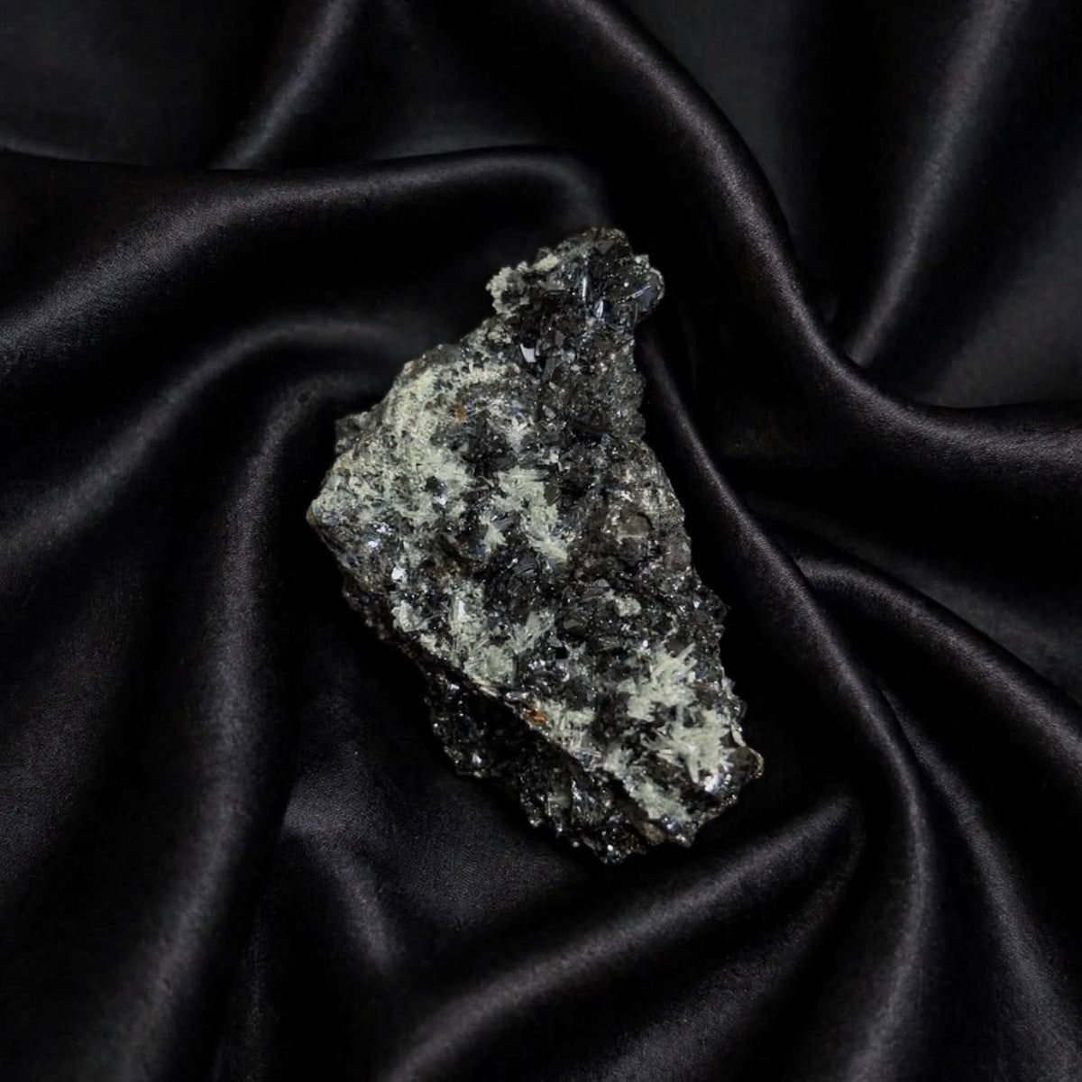 Quarzo cloritizzato con galena e marmatite